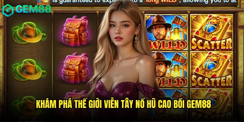 Phiêu Lưu Viễn Tây Nổ Hũ Cao Bồi gem88 Săn Tiền Thưởng Khủng 2 Khám phá thế giới Viễn Tây nổ hũ cao bồi gem88